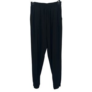 Shosho Black High Waisted Jogger Pants with Pockets Size Medium